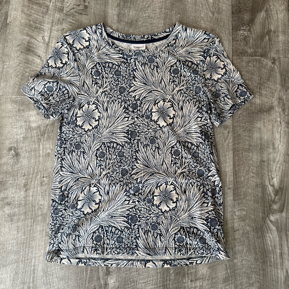H&M Morris & Co Floral Patterned T-Shirt